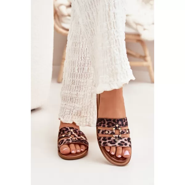  Damenhausschuhe BOTO NOROTI 37941 LEOPARD 