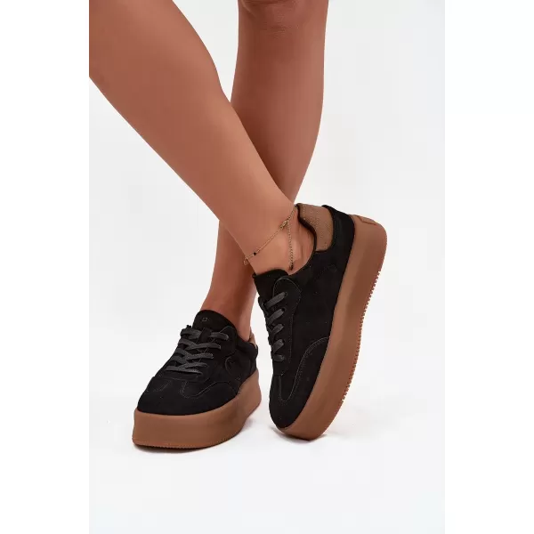  Damen-Sneaker BIG STAR SS274761 SCHWARZ Big Star Shoes 