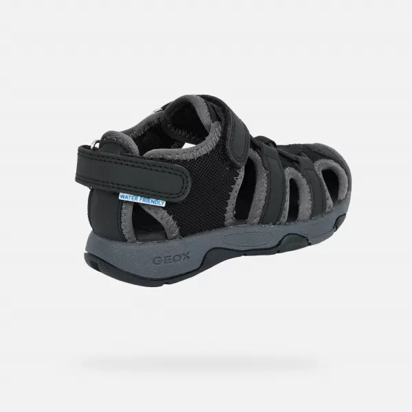  Sandalen für Jungen GEOX MULTY B650FA05014C9999 SCHWARZ 