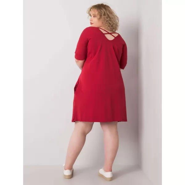  Kleid BASIC FEEL GOOD RV-SK-6639.02X BURGUND 