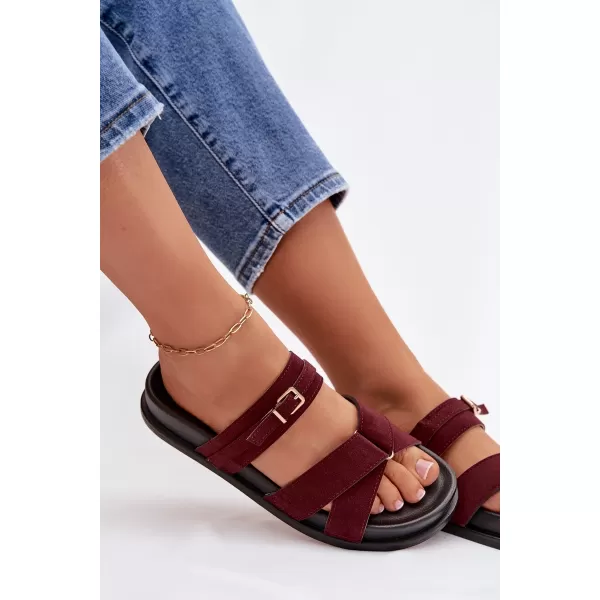  Damenhausschuhe BOTO SELORINA 41592 BURGUND 