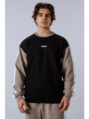 Sweatshirt mit entspannter Passform POWER 903 LIGHT BROWN ASH Nebbia