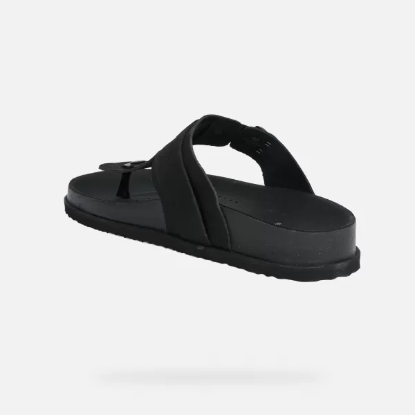  Herrenhausschuhe GEOX PARNAIBA G014438 SCHWARZ 