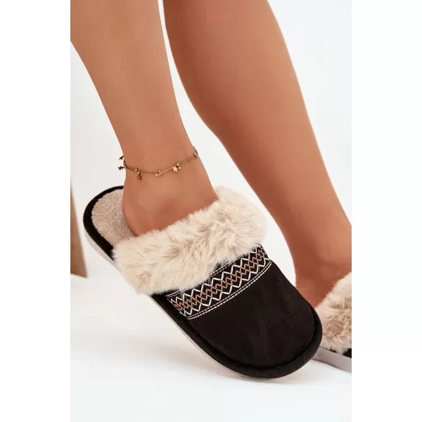  Damenhausschuhe BOTO DEVIANNE 40781 SCHWARZ 