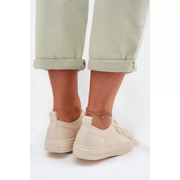  Damen-Sneaker BIG STAR TT274818 BEIGE Big Star Shoes 