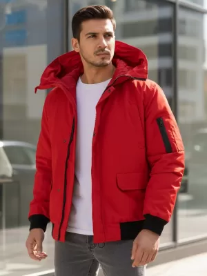 Herrenjacke DSTREET TX4983 ROT