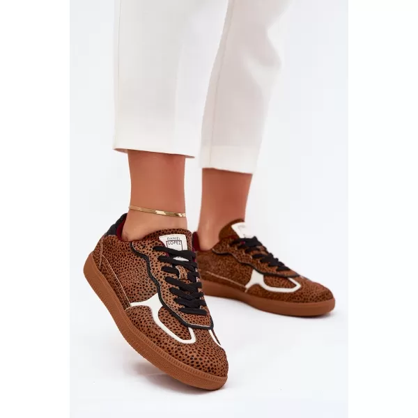  Damen-Sneaker LOPEZ JUST DARE SS2D4016 BRAUN/BEIGE Daniel Lopez Just Dare 