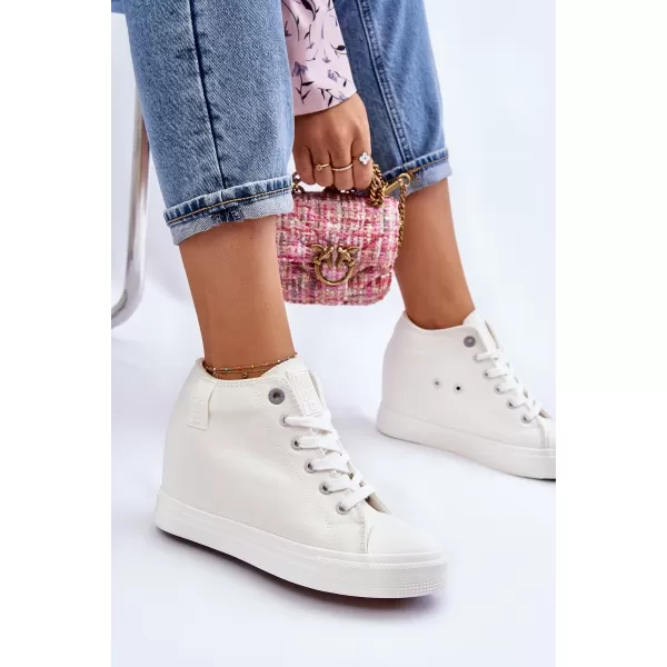  Damen-Sneaker BIG STAR LL274035 WEISS Big Star Shoes 