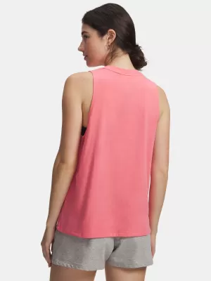 Damen-Tanktop UNDER ARMOUR UA RIVAL MUSCLE TANK 1383659-600 ROSA
