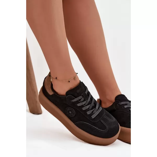  Damen-Sneaker BIG STAR SS274761 SCHWARZ Big Star Shoes 
