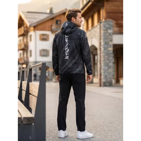  Premium-Softshelljacke für Herren ALTISPORT VOJ/ALM072JACK01 SCHWARZ 