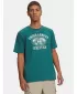 Herren-T-Shirt UNDER ARMOUR M 60/40S ARMOR GLOBE SS 6009261-338 GRÜN