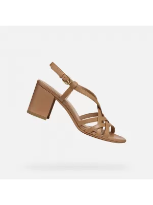 Damensandalen GEOX VIRNILISA 65 S G000930 HELLBRAUN