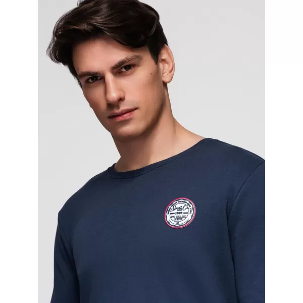  Herren-Sweatshirt OMBRE B1713 MARINEBLAU 