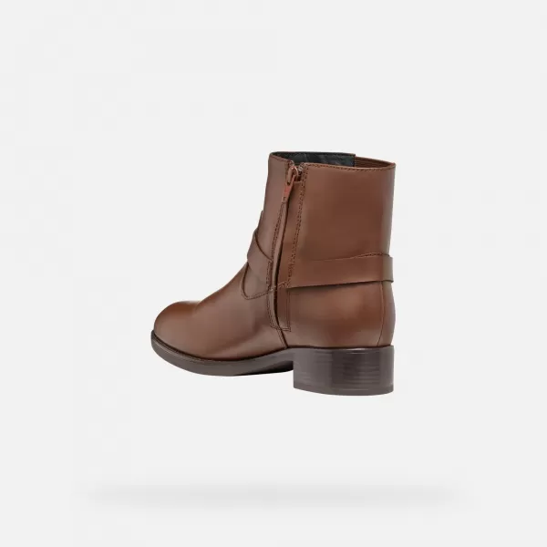  Damen-Stiefeletten GEOX FELICITY ABX G004337 BRAUN 