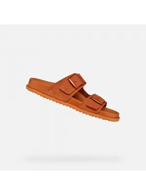 Damensandalen GEOX SANDYBETT G012796 ORANGE