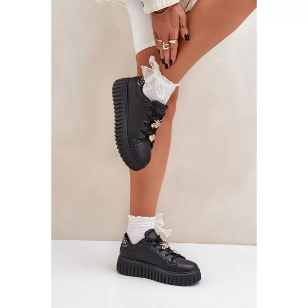  Damen-Sneaker EVENTO GRELESI SCHWARZ 