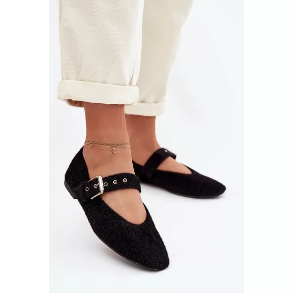  Ballerinas für Damen BOTO PAMIRA 42070 SCHWARZ 