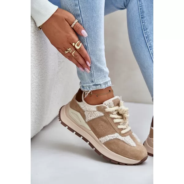  Damenschuhe BIG STAR OO274A317 BEIGE Big Star Shoes 