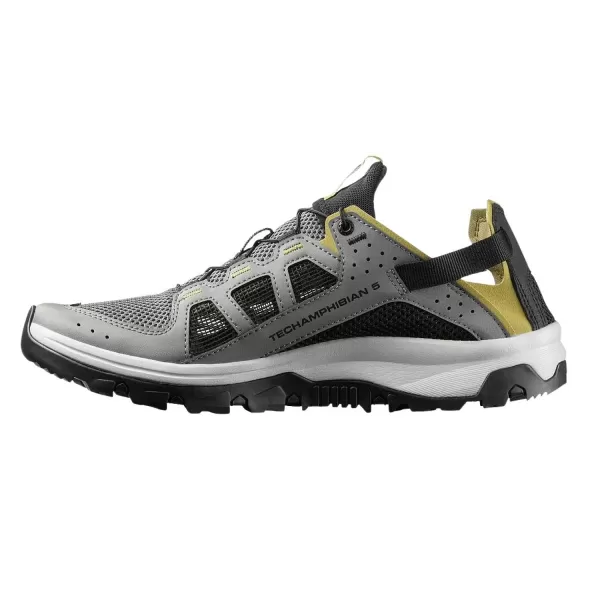 Herrenschuhe SALOMON TECHAMPHIBIAN 5 L49227700 CASTLEROCK/WILLOW/SCHWARZ 