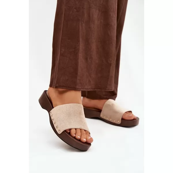  Damenhausschuhe BOTO FERINNA 41222 KHAKI 