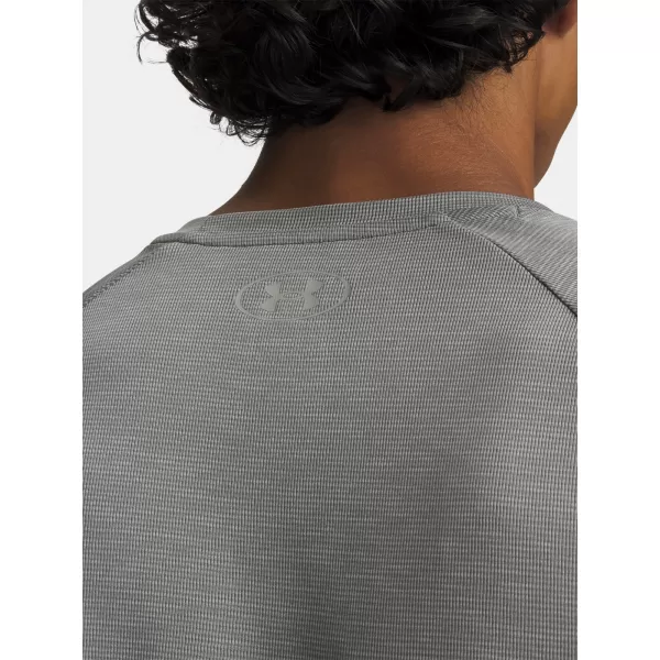  Herren-T-Shirt UNDER ARMOUR TECH TEXTURED SS 1382796-709 GRÜN 