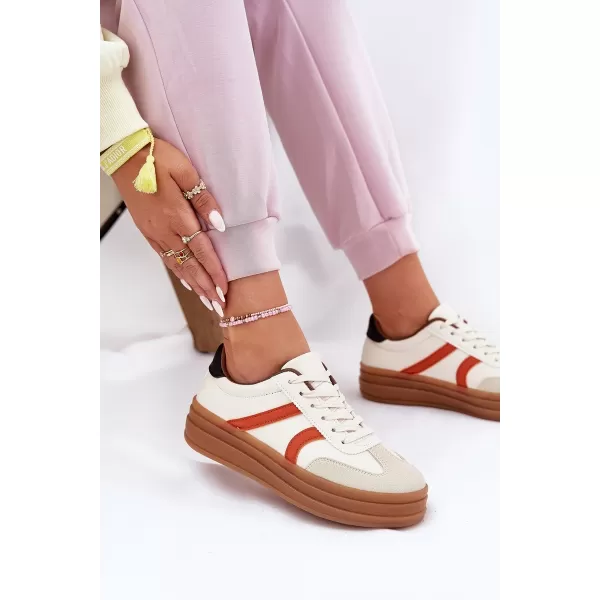  Damen-Sneaker EVENTO TOLIANNA BEIGE/ORANGE 