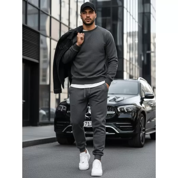  Herren-Sweatshirt DSTREET BX2405 DUNKELGRAU 