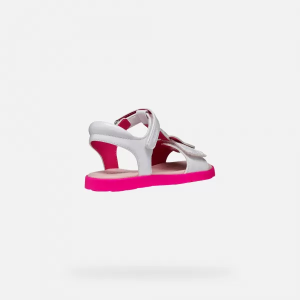  Sandalen für Mädchen GEOX JOYFOOT J65P1C000HHC1441 WEIß 