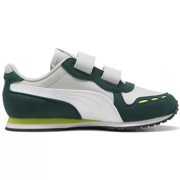  Kinderschuhe PUMA CABANA RACER SL 20 V PS 383730-19 HELLGRAU/WEIß/DUNKLE MYRTE 