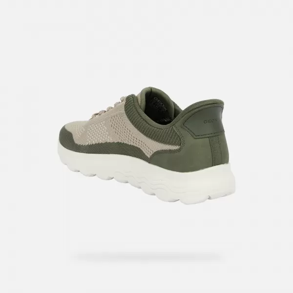  Herren-Sneaker GEOX SPHERICA PLUS FAST IN G014663 BEIGE 
