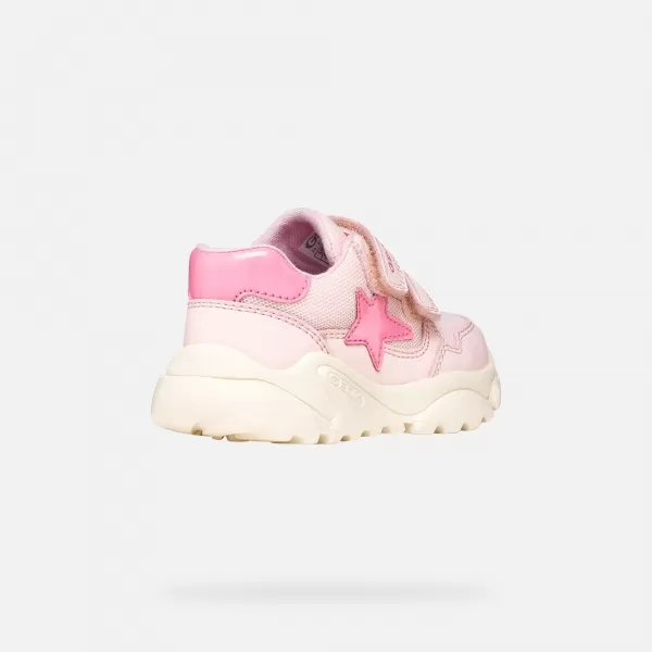  Mädchen-Sneaker GEOX CIUFCIUF B655QA0BC14C0808 HELLROSA 