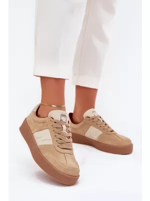 Damen-Sneaker LOPEZ JUST DARE SS2D4022 BEIGE Daniel Lopez Just Dare