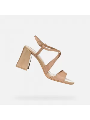 Damensandalen GEOX NEW ERAKLIA 80 T01 G012894 HELLBRAUN