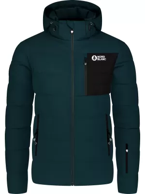 Herren-Winterjacke NORDBLANC BRAMBLE NBWJM8258 BLAUGRÜN