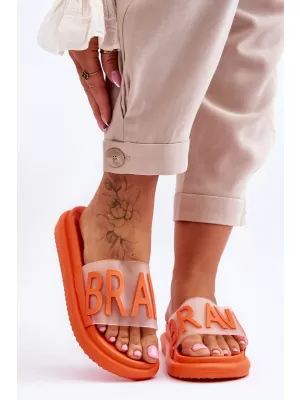 Damenhausschuhe VINCEZA BRAVE ORANGEN