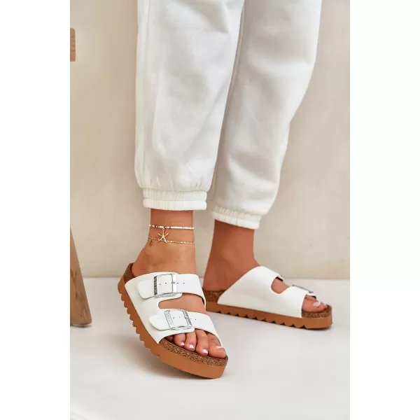  Damenhausschuhe BIG STAR LL274480 WEISS Big Star Shoes 
