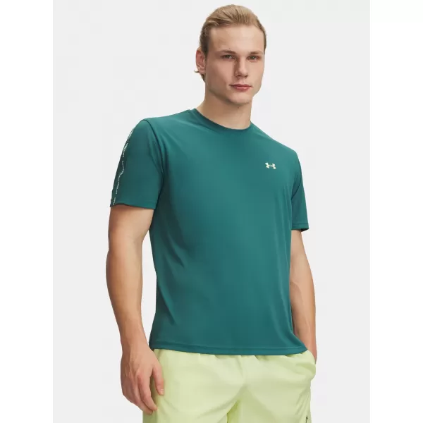 Herren-T-Shirt UNDER ARMOUR UA TECH TAPING SS 6012356-339 GRÜN 