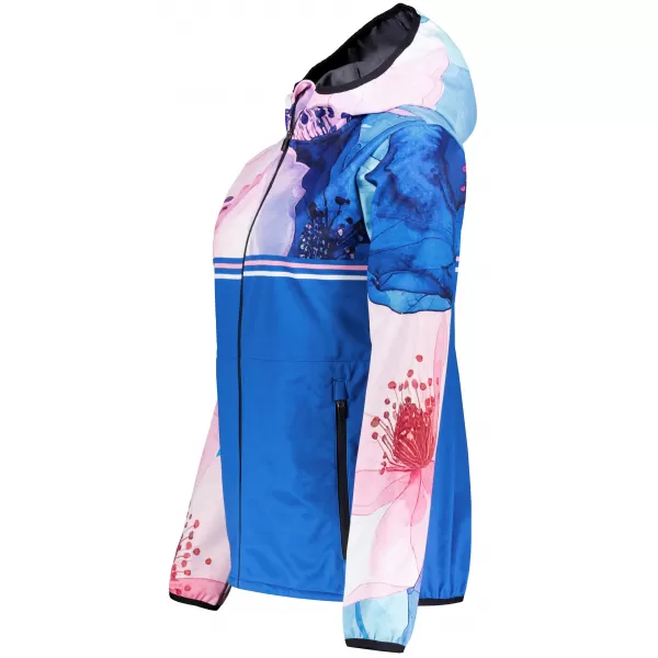  Premium-Softshelljacke für Damen ALTISPORT VOJ/ALW117JACK01 BLAU/ROSA 
