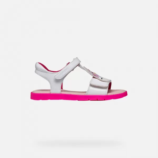  Sandalen für Mädchen GEOX JOYFOOT J65P1C000HHC1441 WEIß 