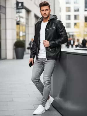 Herrenjacke DSTREET TX4387 SCHWARZ