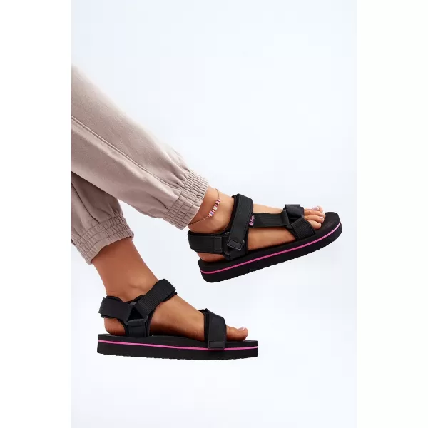  Damensandalen LEE COOPER LCW-24-05-2751L SCHWARZ 