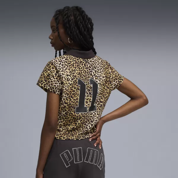 Damen-T-Shirt PUMA X A$AP ROCKY BABY TEE 636099-05 WARMES BEIGE/AOP 