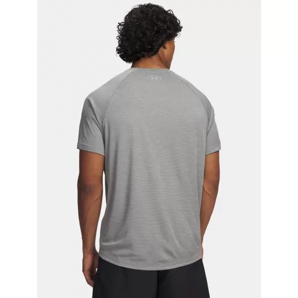  Herren-T-Shirt UNDER ARMOUR TECH TEXTURED SS 1382796-709 GRÜN 