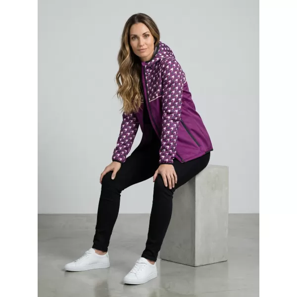  Premium-Softshelljacke für Damen ALTISPORT VOJ/ALW048JACK01 LILA 