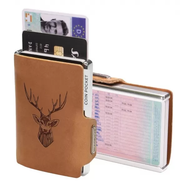  Geldbörse MONDRAGHI Silhouette Classic Deer KARAMELL 