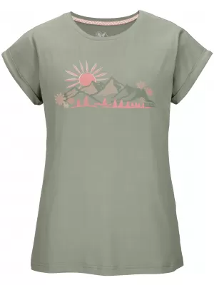 Damen-T-Shirt KILLTEC KOS 9 44004-741 HELLES OLIV