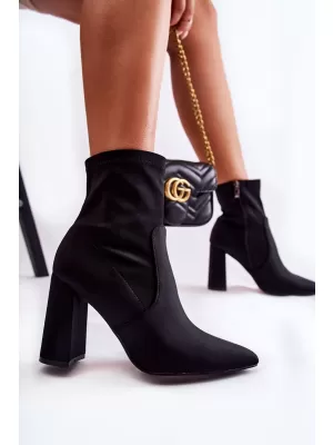 Damenschuhe mit Absatz BOTO AMILE 21345 SCHWARZ