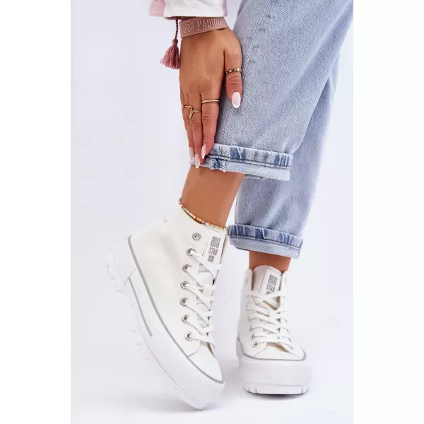  Damen-Sneaker BIG STAR LL274156 WEISS Big Star Shoes 