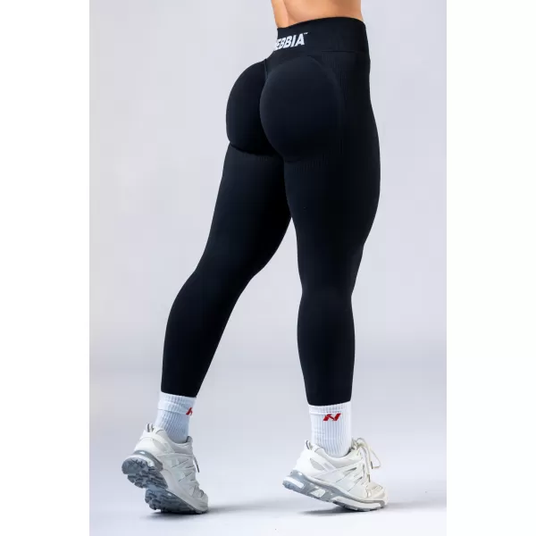  Push-up-Leggings mit hoher Taille POWER 888 SCHWARZ Nebbia 